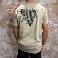 Liquid Metal Logo T-Shirt Army