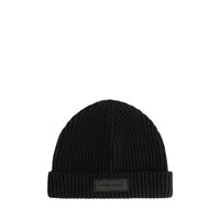 Ribbed Beanie Black