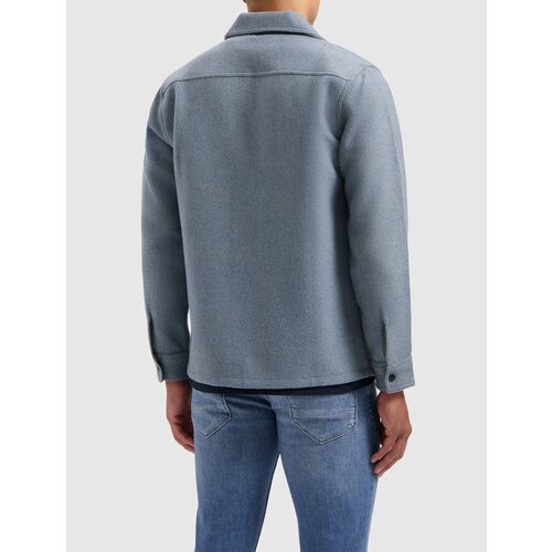 Pure Path Flannel Overshirt Blue Pure Path Flannel Overshirt Blue