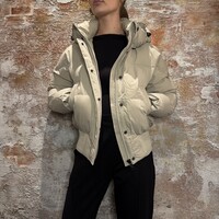 Bex Bomber Taupe Plaza