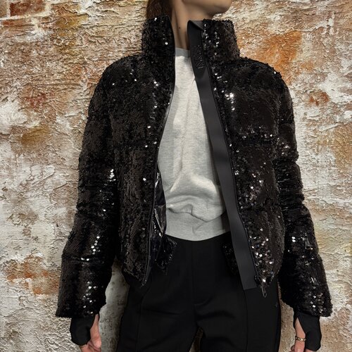 Nikkie Gstaad Sequin Jacket Black Nikkie Gstaad Sequin Jacket Black