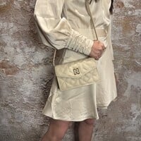 Daxing Quilted Shoulderbag Cream