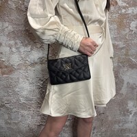 Daxing Quilted Shoulderbag Black