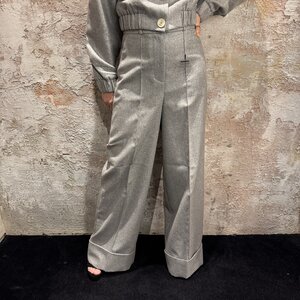 Josh V Jagger Pant Grijs Silver