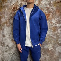 Societé Full Zip Hoodie Blue