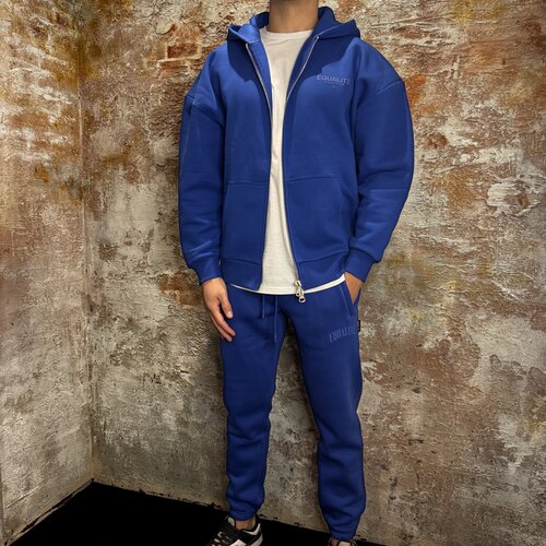 Equalité Societé Full Zip Hoodie Blue