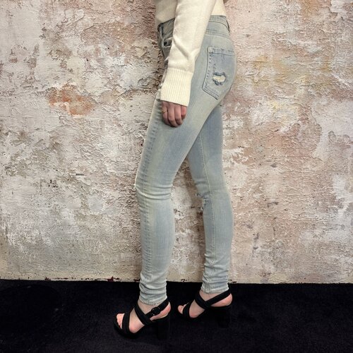 Supertrash Skinny Mid Waist Destroyed