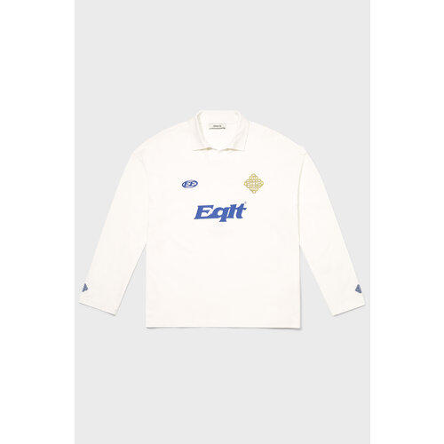 Equalité Jersey Longsleeve Polo Off-White