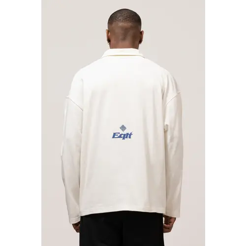Equalité Jersey Longsleeve Polo Off-White