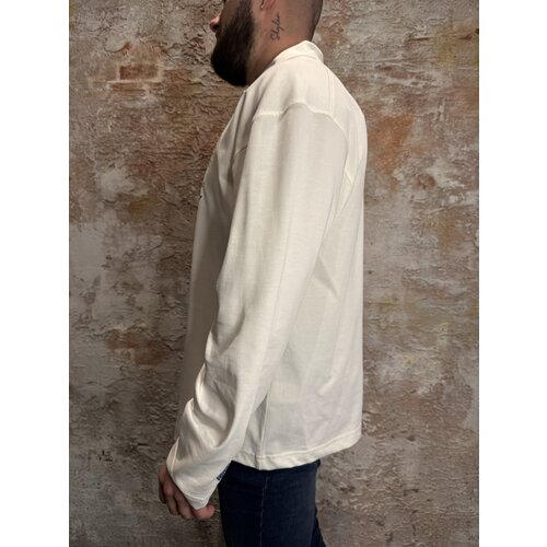 Equalité Jersey Longsleeve Polo Off-White