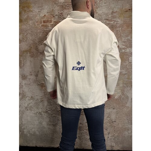 Equalité Jersey Longsleeve Polo Off-White