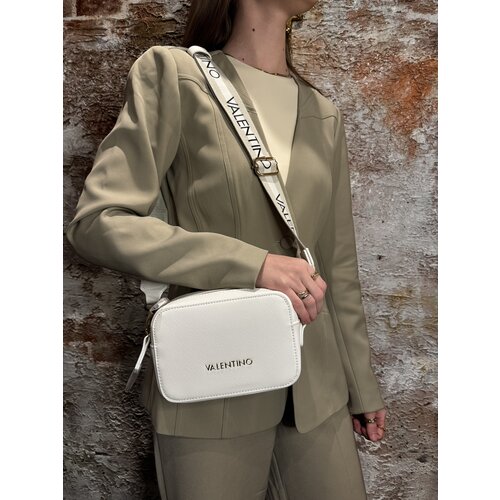 Valentino by Mario Valentino Zero Camera Bag Bianco