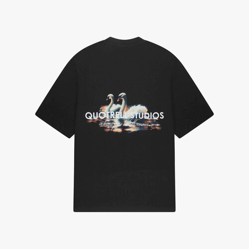 Quotrell Swan Oversized Tee Black Quotrell Swan Oversized Tee Black