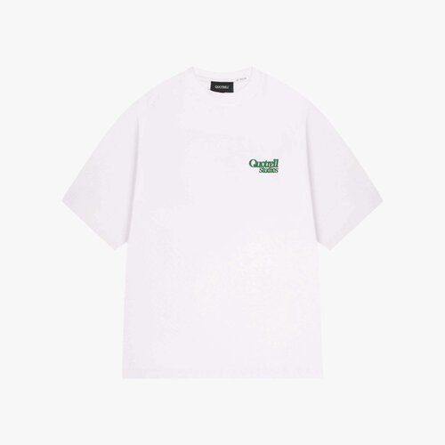 Quotrell Puff Oversized Tee White Green