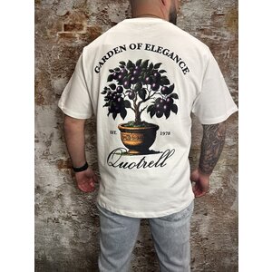 Quotrell Damson Regular Tee White