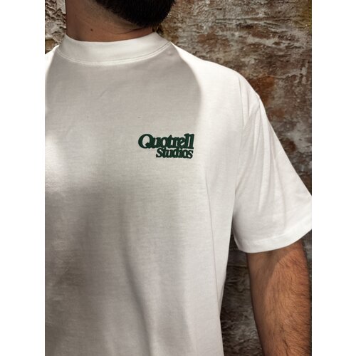 Quotrell Puff Oversized Tee White Green