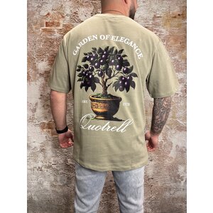 Quotrell Damson Regular Tee Olive