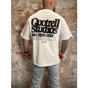 Quotrell Puff Oversized Tee White Black