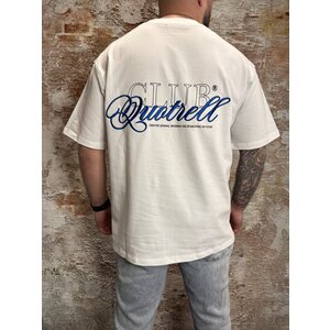 Quotrell Futura Oversized Tee White Blue