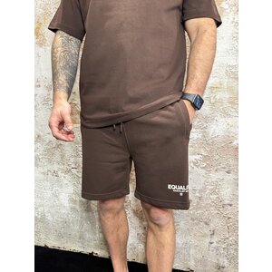 Equalité Societé Oversized Short Brown