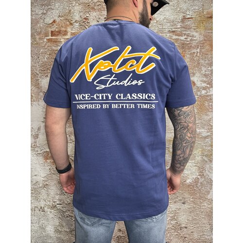 Xplct Studios Vice Tee Blue Orange Xplct Studios Vice Tee Blue Orange