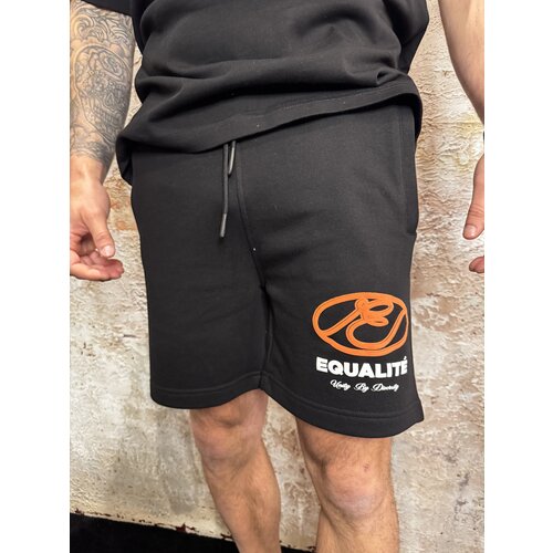 Equalité Arid Oversized Short Black Orange Equalité Arid Oversized Short Black Orange