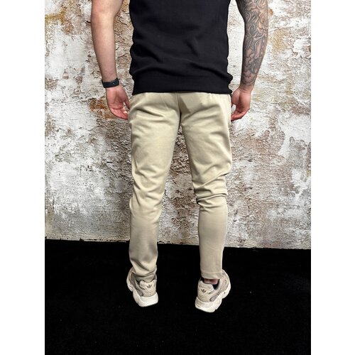 Quotrell Foma Slim Fit Pants Greige