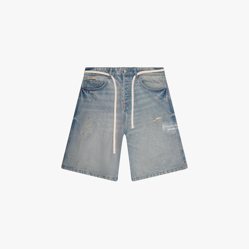 Quotrell Ray Oversized Denim Short Blue Quotrell Ray Oversized Denim Short Blue