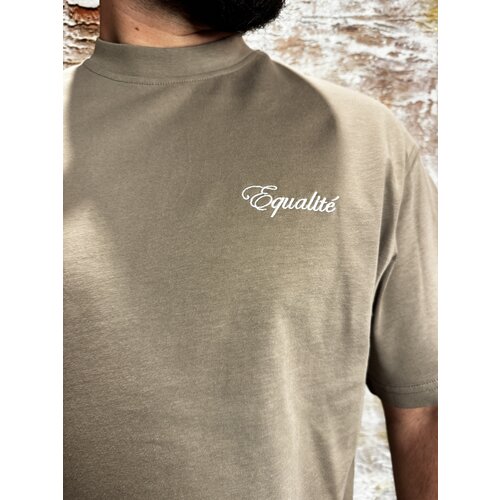 Equalité Signature Oversized Tee Taupe