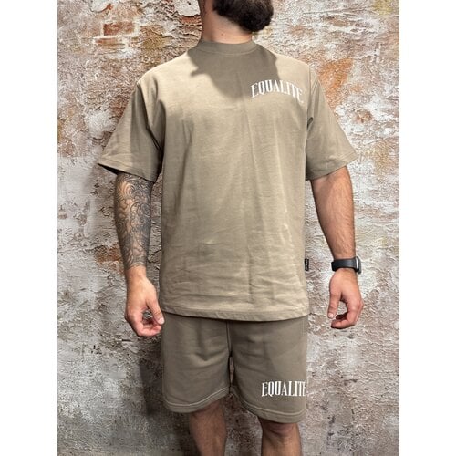 Equalité Oliver Oversized Tee Taupe Equalité Oliver Oversized Tee Taupe