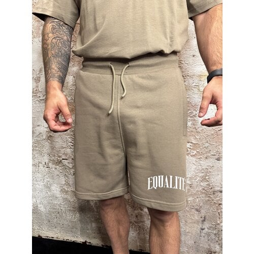 Equalité Oliver Oversized Short Taupe Equalité Oliver Oversized Short Taupe