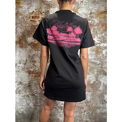 Malelions Endless Summer T-Shirt Dress Black
