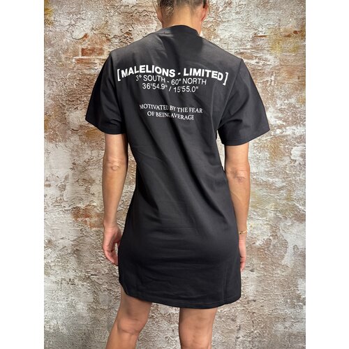Malelions Limited T-Shirt Dress Black