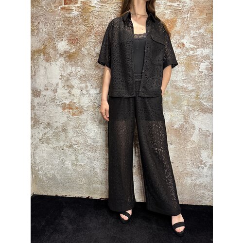 Sisters Point Elsia Blouse Korte Mouw Black Sisters Point Elsia Blouse Korte Mouw Black