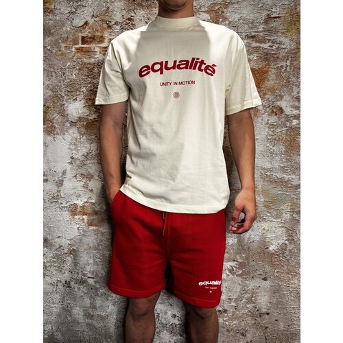 Equalité Celeste Boxy Offwhite Red