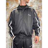 Oversized Track Jacket Black