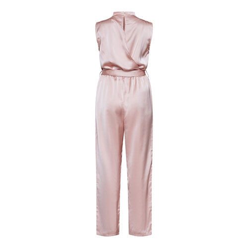 Sisters Point Satin Guto-JU4 Jumpsuit Coral