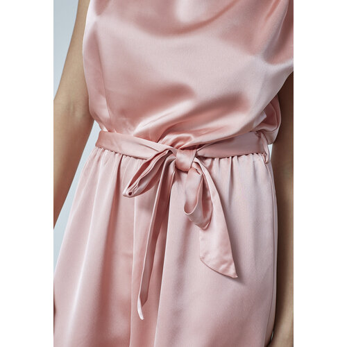 Sisters Point Satin Guto-JU4 Jumpsuit Coral