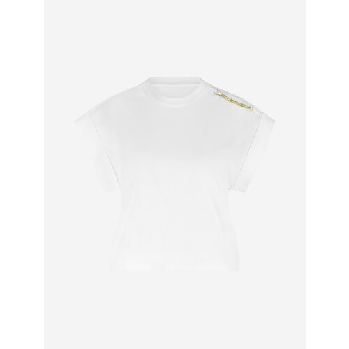 Nikkie Epaulette T-Shirt Star White