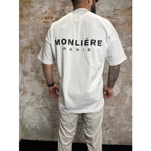 Monlière Paris Oversized T-Shirt White Monlière Paris Oversized T-Shirt White