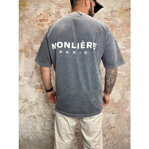 Monlière Paris Oversized T-Shirt Grey Monlière Paris Oversized T-Shirt Grey