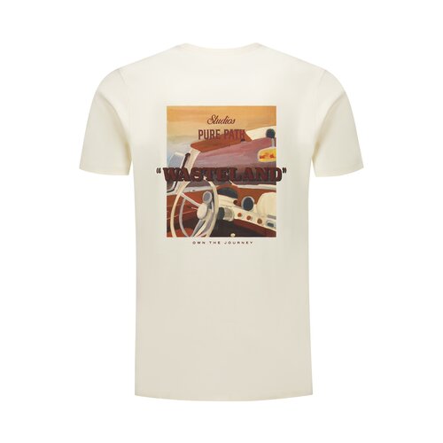 Pure Path Wasteland Studios T-Shirts Ecru Pure Path Wasteland Studios T-Shirts Ecru