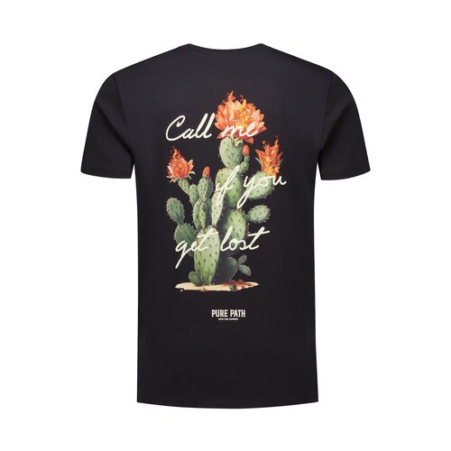 Pure Path Call Me If You Get Lost T-Shirt Black Pure Path Call Me If You Get Lost T-Shirt Black