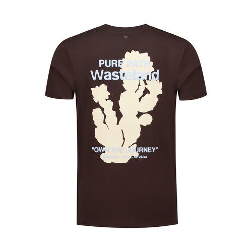 Pure Path Desert Wasteland T-shirt Dark Brown Pure Path Desert Wasteland T-shirt Dark Brown