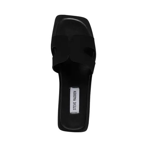 Steve Madden Sofia Slide Black Suede