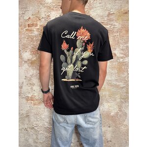 Pure Path Call Me If You Get Lost T-Shirt Black