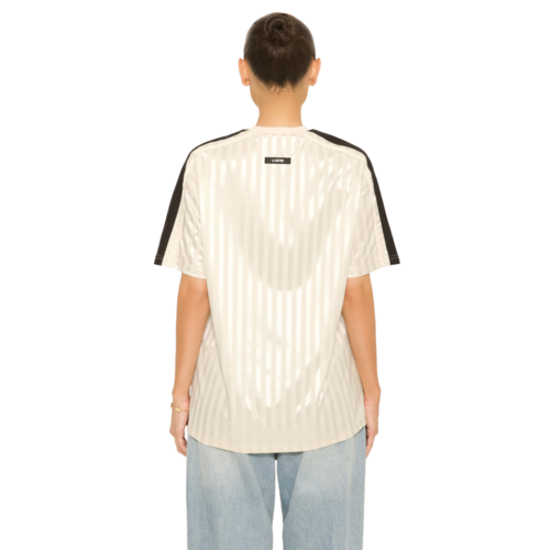 LA Sisters Football Jersey Tee Beige LA Sisters Football Jersey Tee Beige