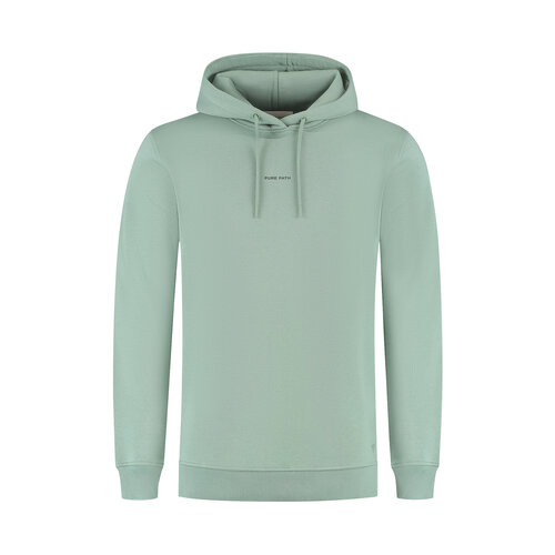 Pure Path Essential Logo Hoodie Army Green Pure Path Essential Logo Hoodie Army Green