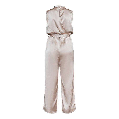 Sisters Point Satin Guto-JU4 Jumpsuit Champagne Sisters Point Satin Guto-JU4 Jumpsuit Champagne