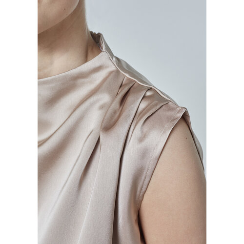 Sisters Point Satin Guto-JU4 Jumpsuit Champagne Sisters Point Satin Guto-JU4 Jumpsuit Champagne